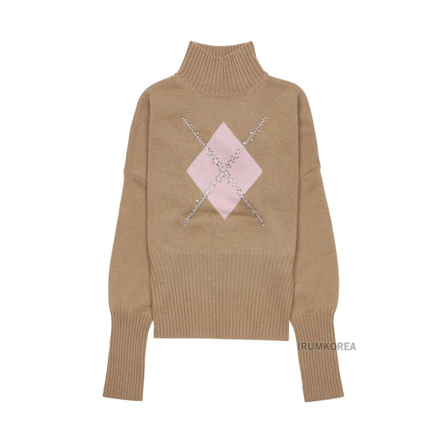 Max Mara Women’s NUCIA Round Neck Knit Sweater Beige