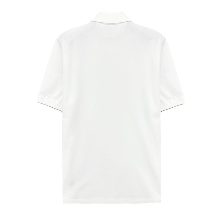 Brunello Cucinelli Embroidered Logo Polo Short Sleeve T-Shirt