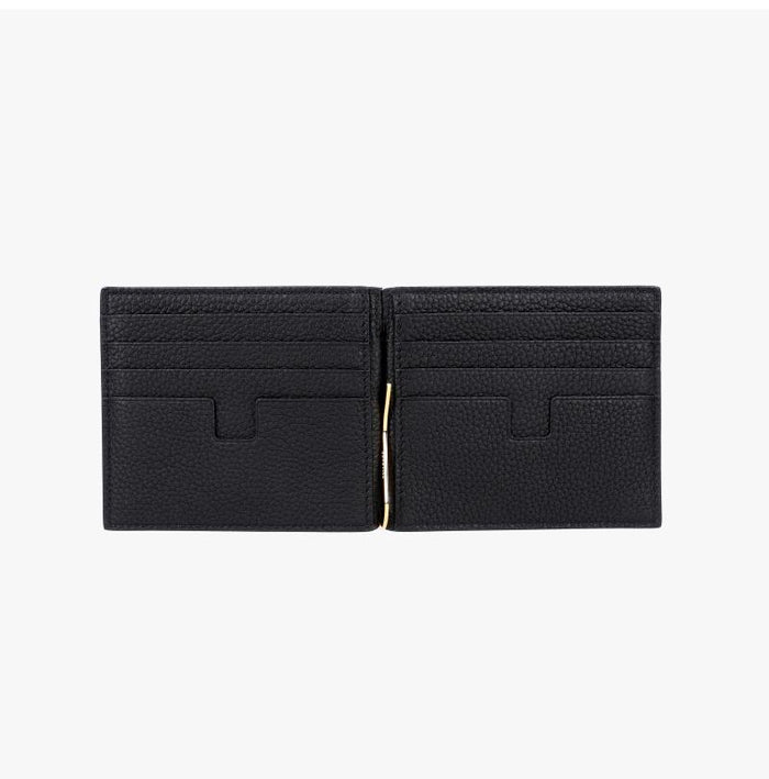TOM FORD Leather Money Clip Wallet for Men NAA Y0231 LCL158