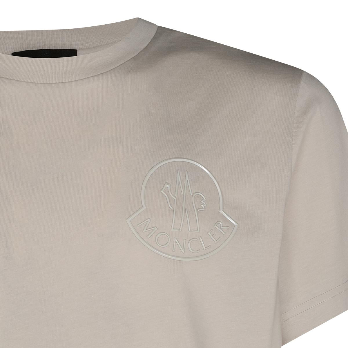 Moncler Short Sleeve T-Shirt Men’s FW26 White Cotton