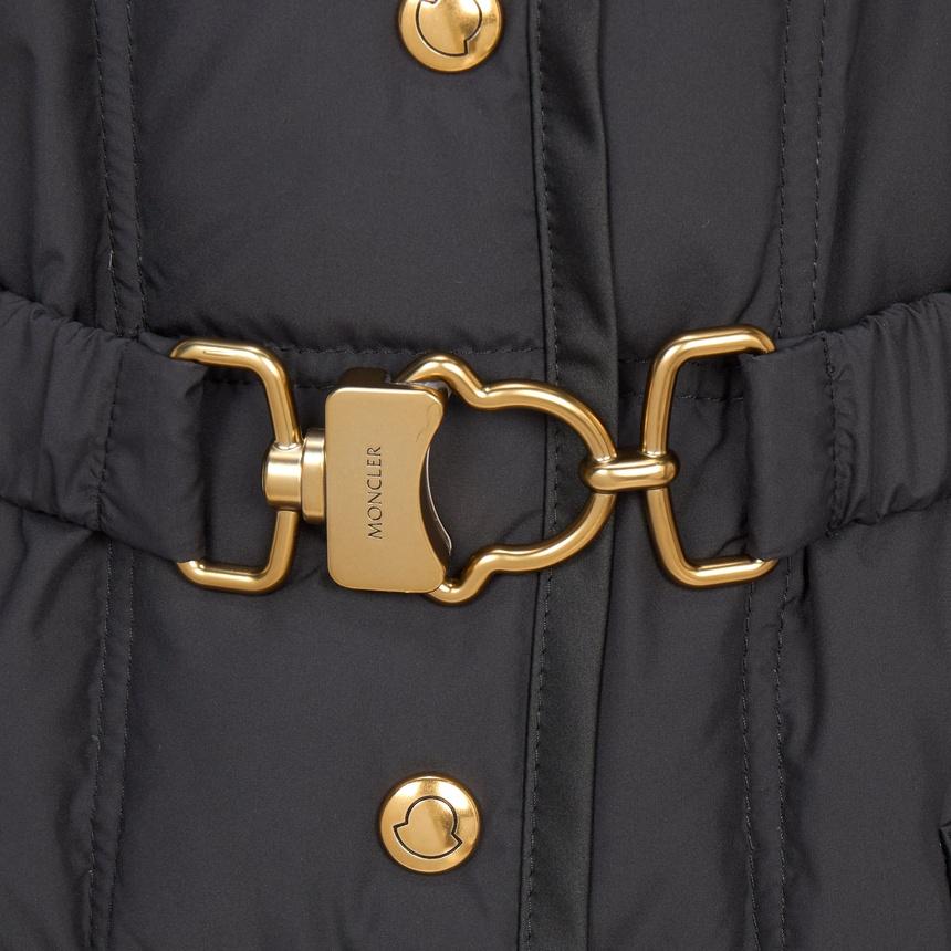 Moncler Women’s Quilted Puffer Jacket Black