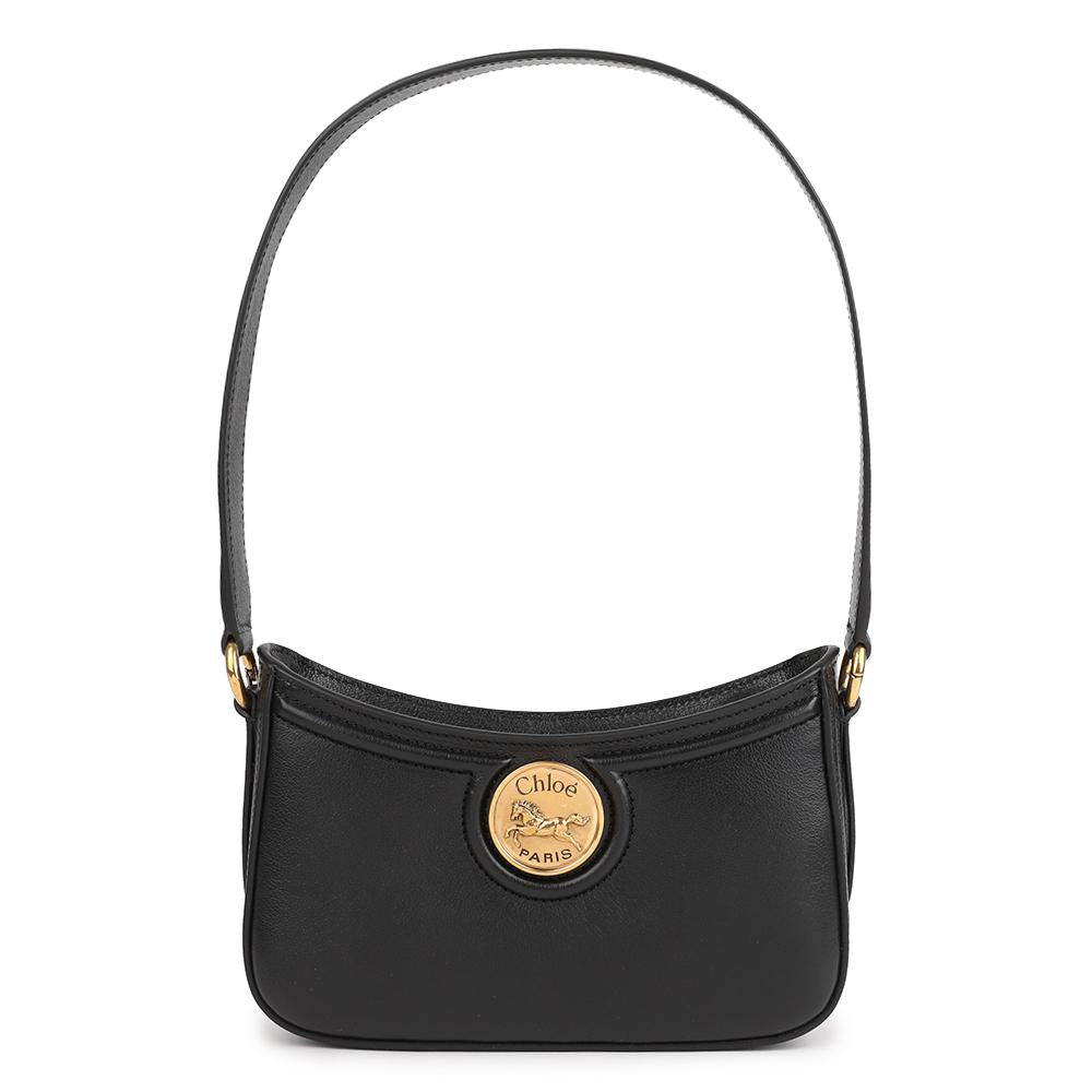 Chloe Horse Medallion Leather Shoulder Bag CH25AP989O37 001