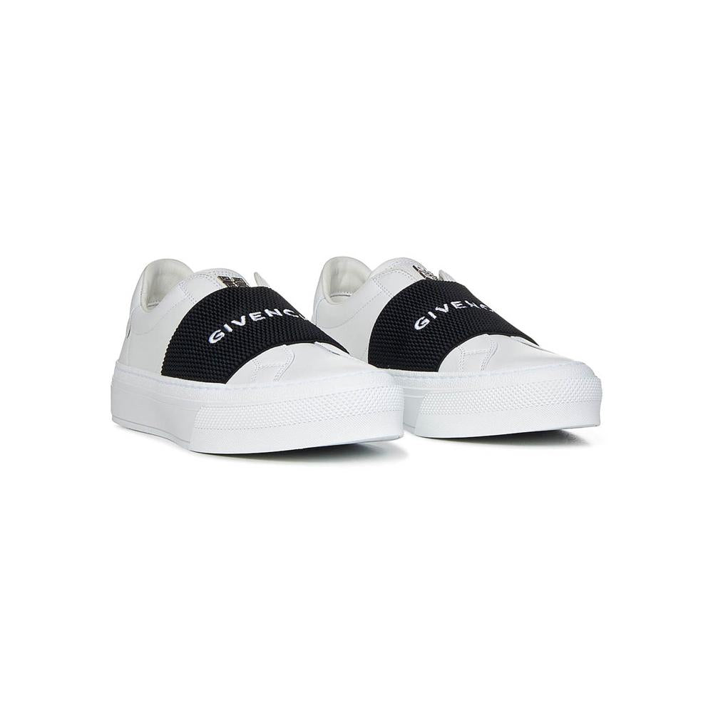 GIVENCHY Women 4G City Elastic Low-Top Sneakers White