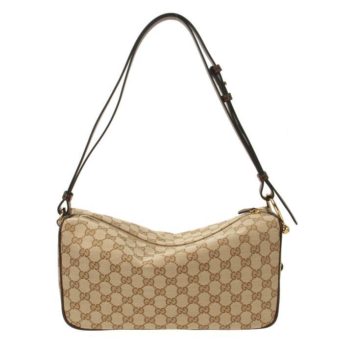 GUCCI Half Horsebit Medium Shoulder Bag