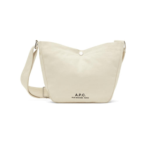 A.P.C. Beige Journal Small Shoulder Crossbody Bag