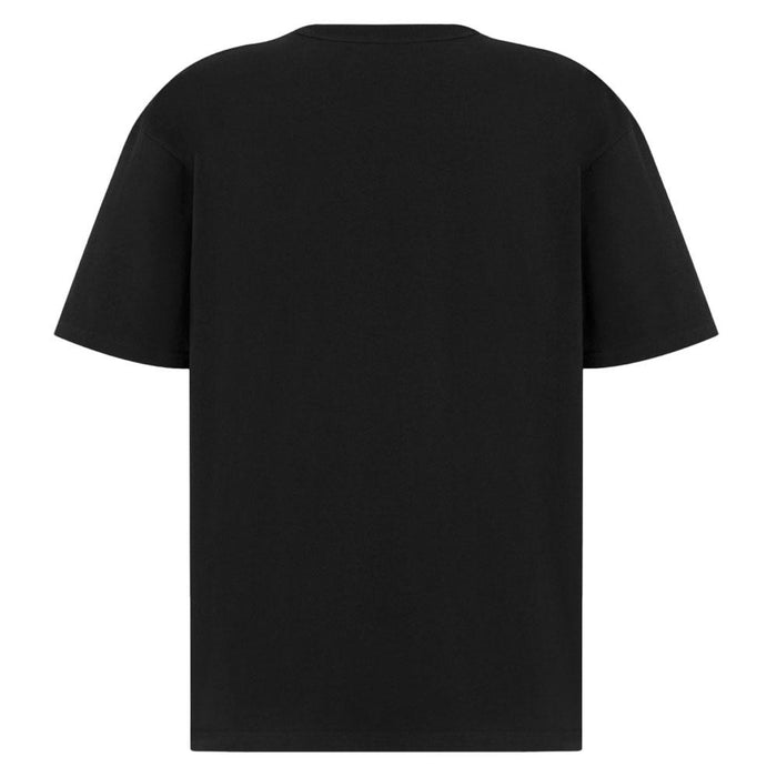 DIOR MEN Multi Logo Relaxed Fit Short Sleeve T-Shirt Black