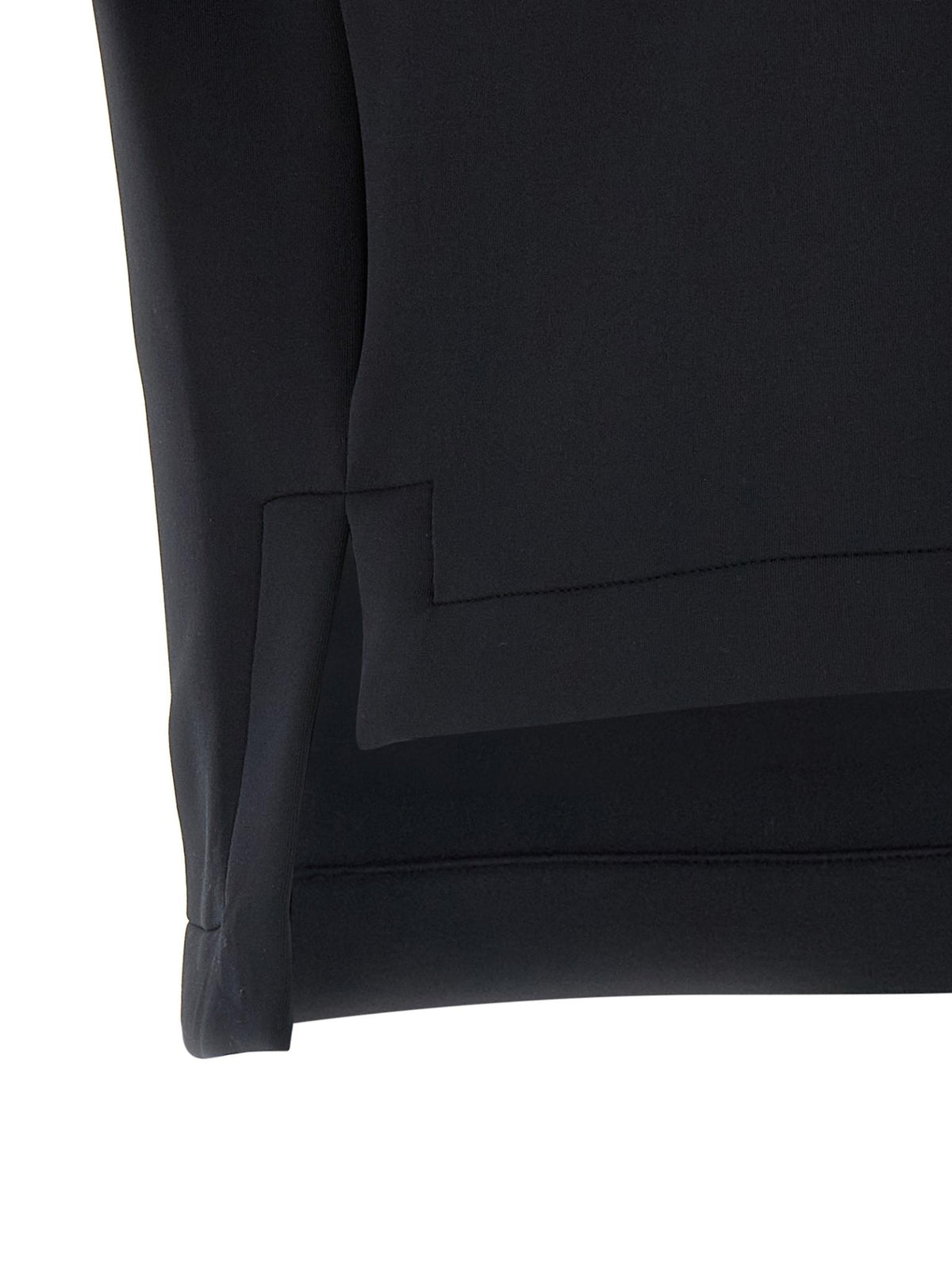 Moncler Short Sleeve Black Cotton T-Shirt for Women
