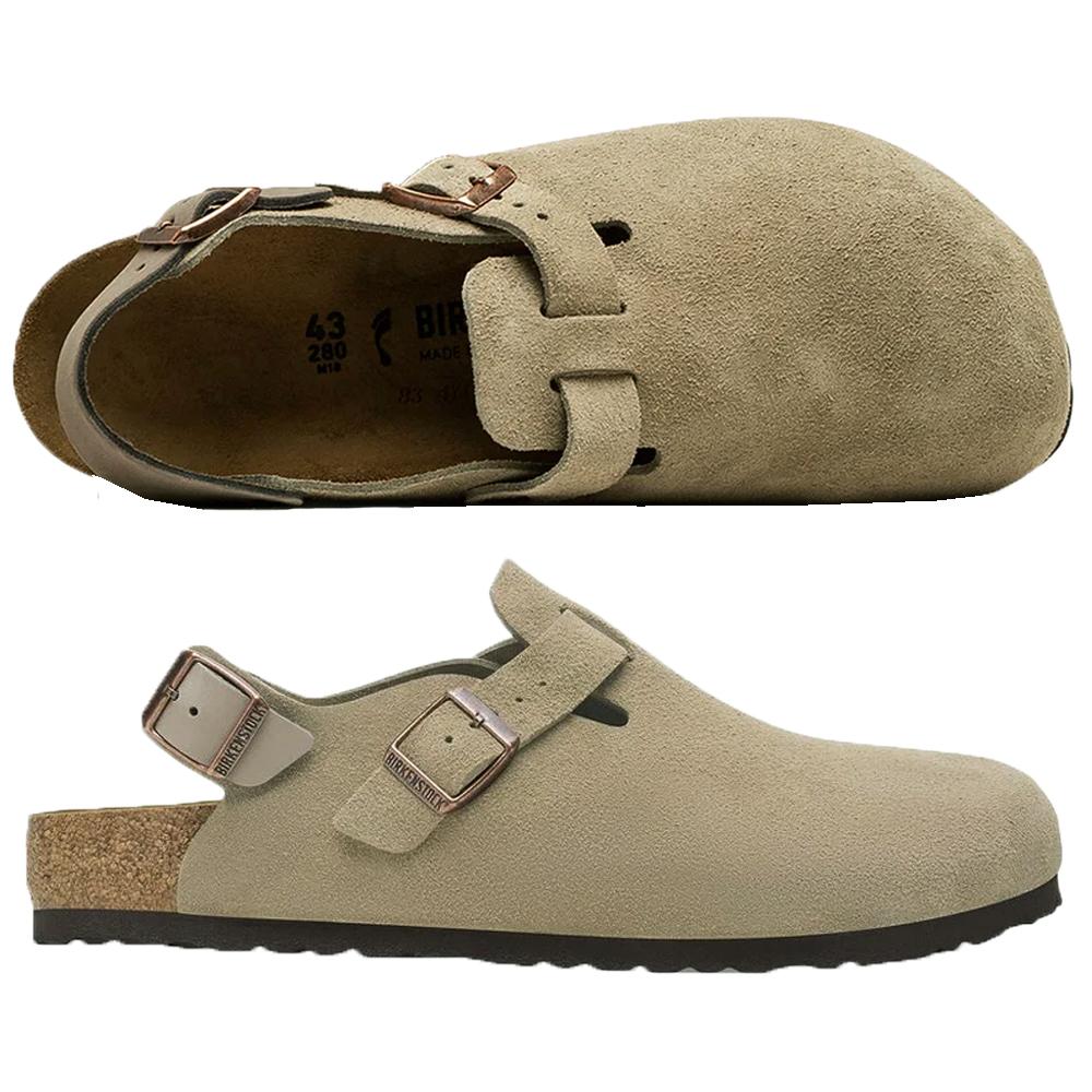 Birkenstock Women’s Tokyo II Suede Narrow Fit Sandals Taupe 1028323 TAUPE