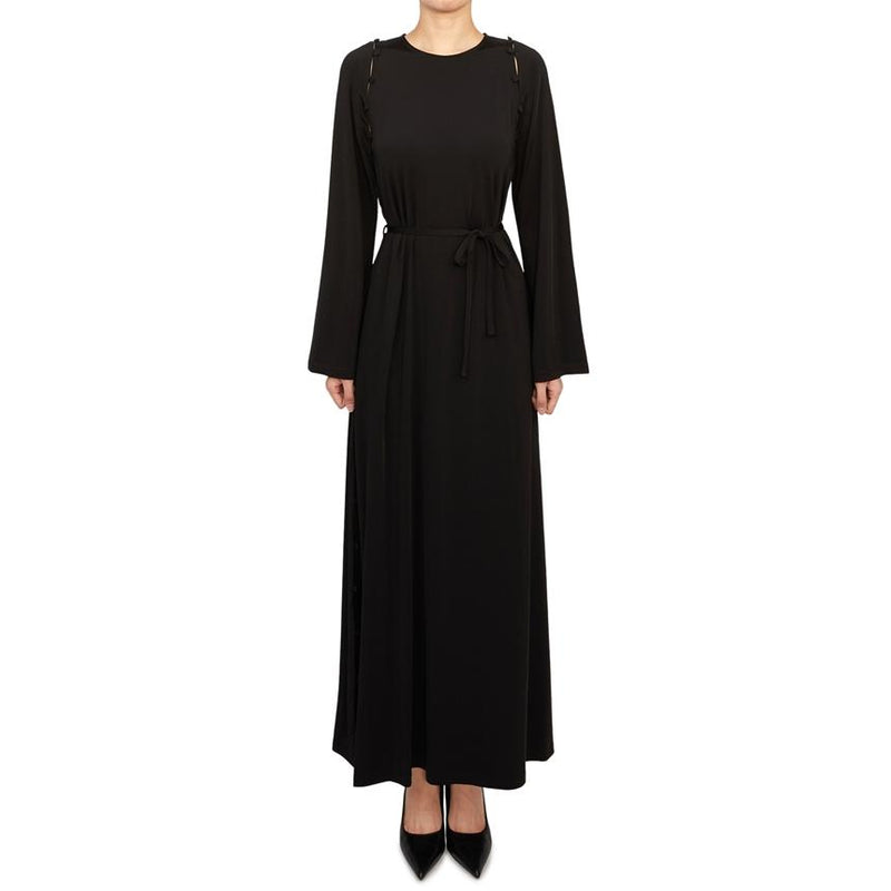 ALLSAINTS Black Long Midi Dress