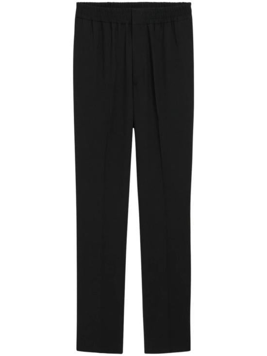 AMI Wool Suit Trousers for Men HTR226 WV0211 001 BLACK DOM