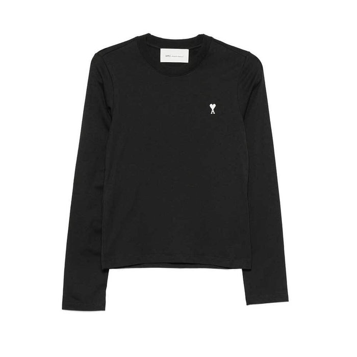 AMI De Coeur Embroidered Long Sleeve T-Shirt