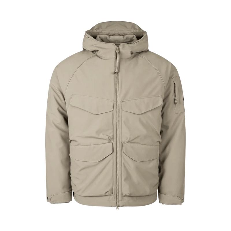 CP Company Lens Patch Hooded Jacket Men Green