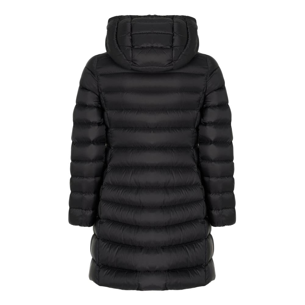 Moncler Adile Logo Patch Hooded Long Lightweight Down Jacket B 1C00002 597YF 999