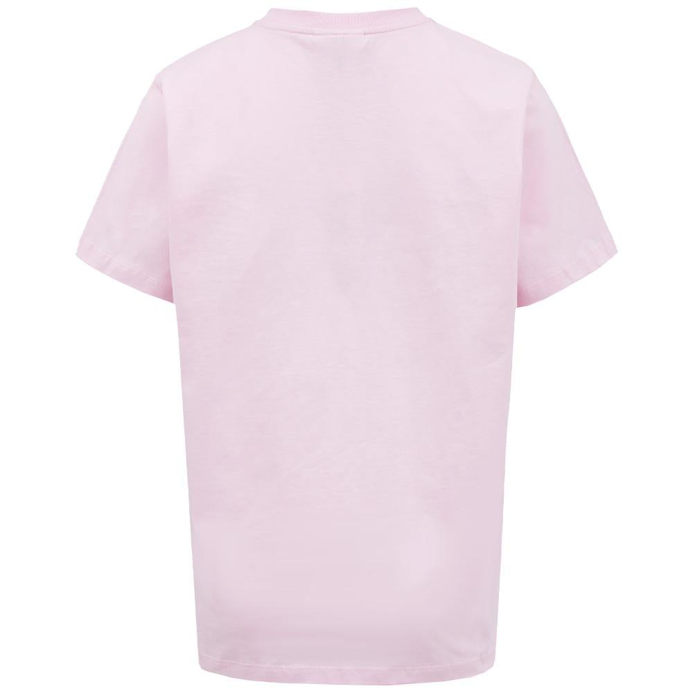 GANNI Chalk Pink Poodle Graphic Short Sleeve T-Shirt