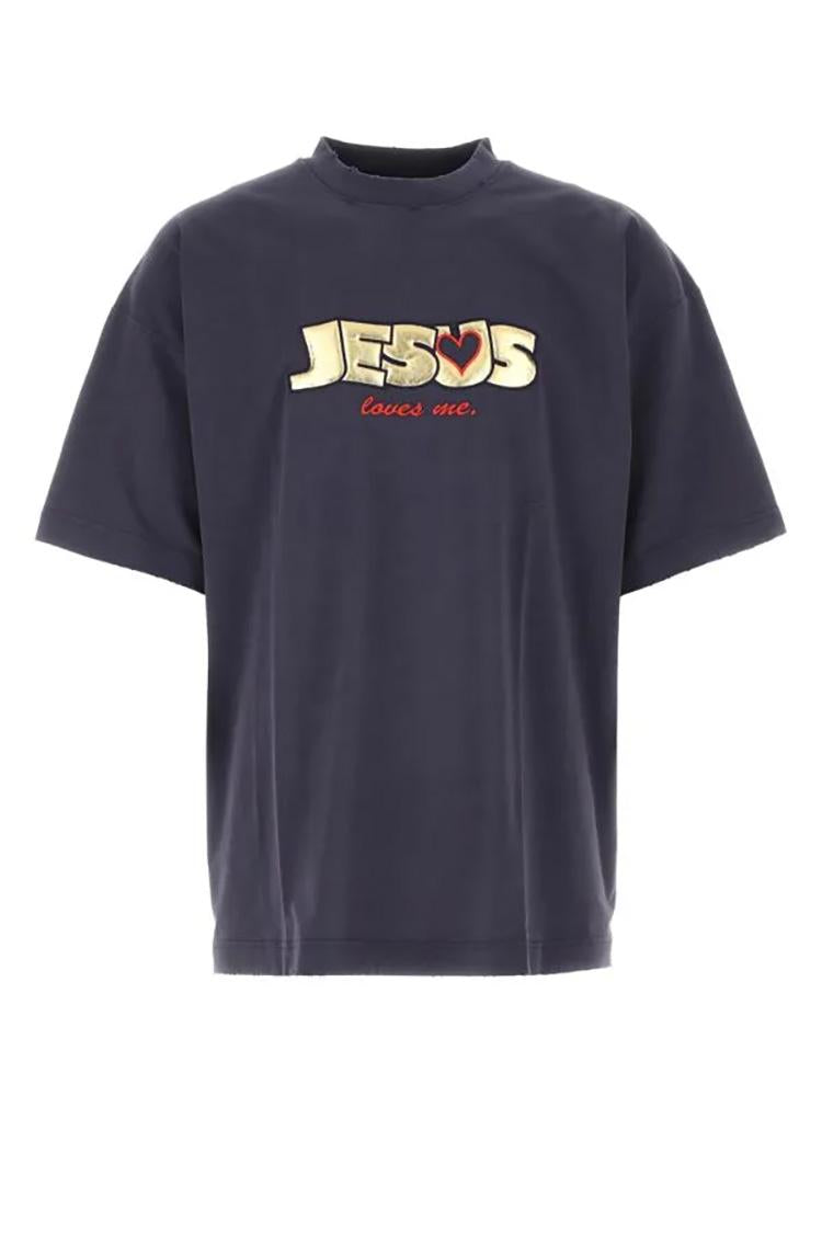 Vetements Effect Logo Short Sleeve Crewneck T-Shirt UE63TR400N