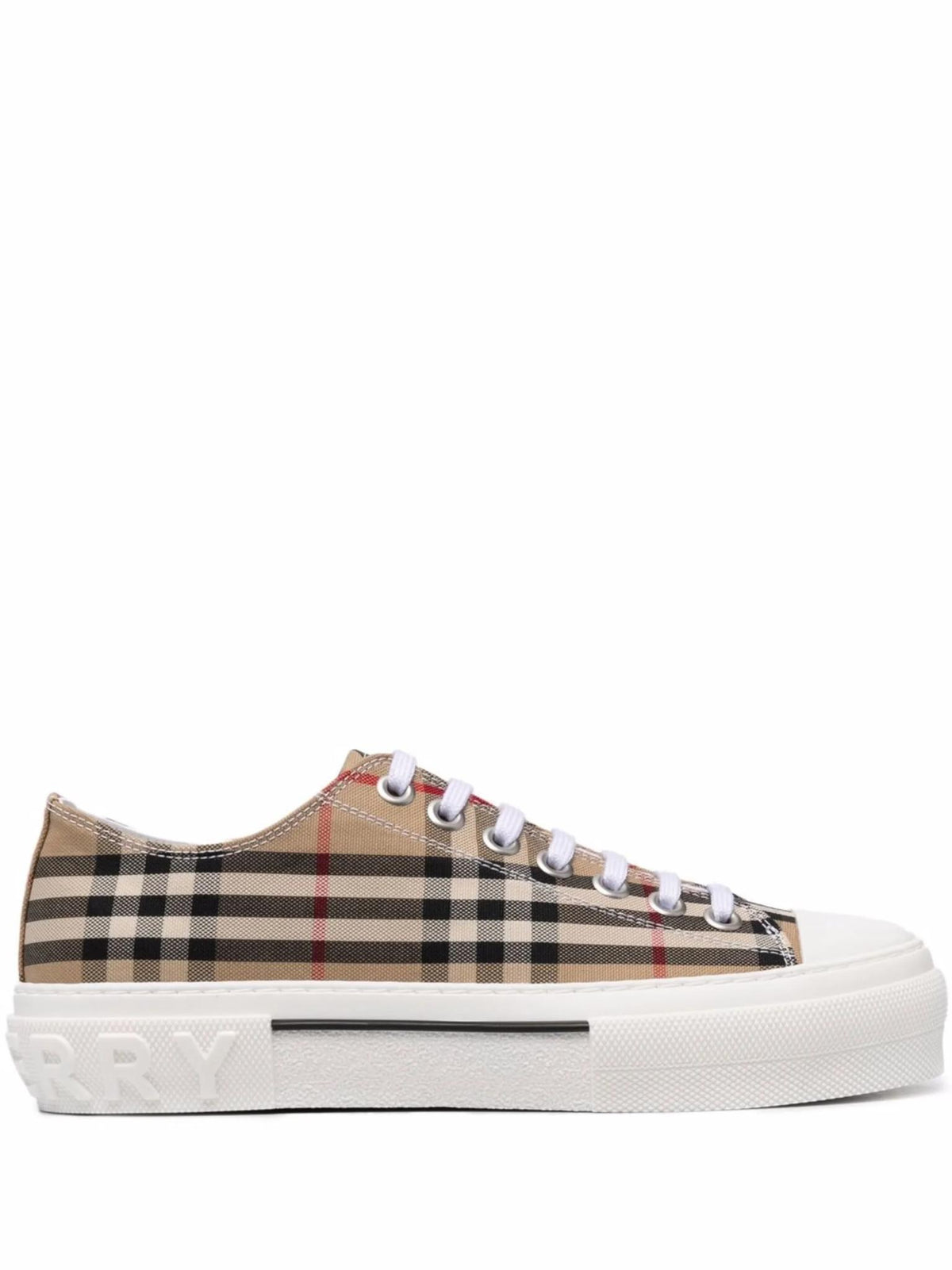 BURBERRY Leather Low-Top Sneakers for Men