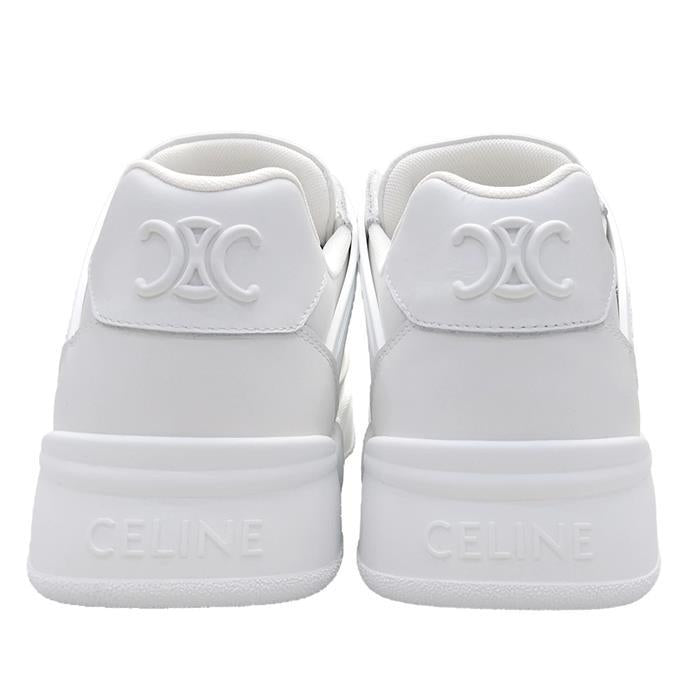 CELINE Trainer CT09 Low-Top Sneakers White Leather Men’s Shoes