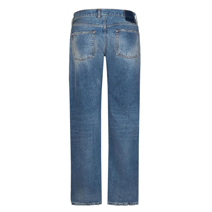 Maison Margiela Back Stitch Washed Blue Denim Jeans