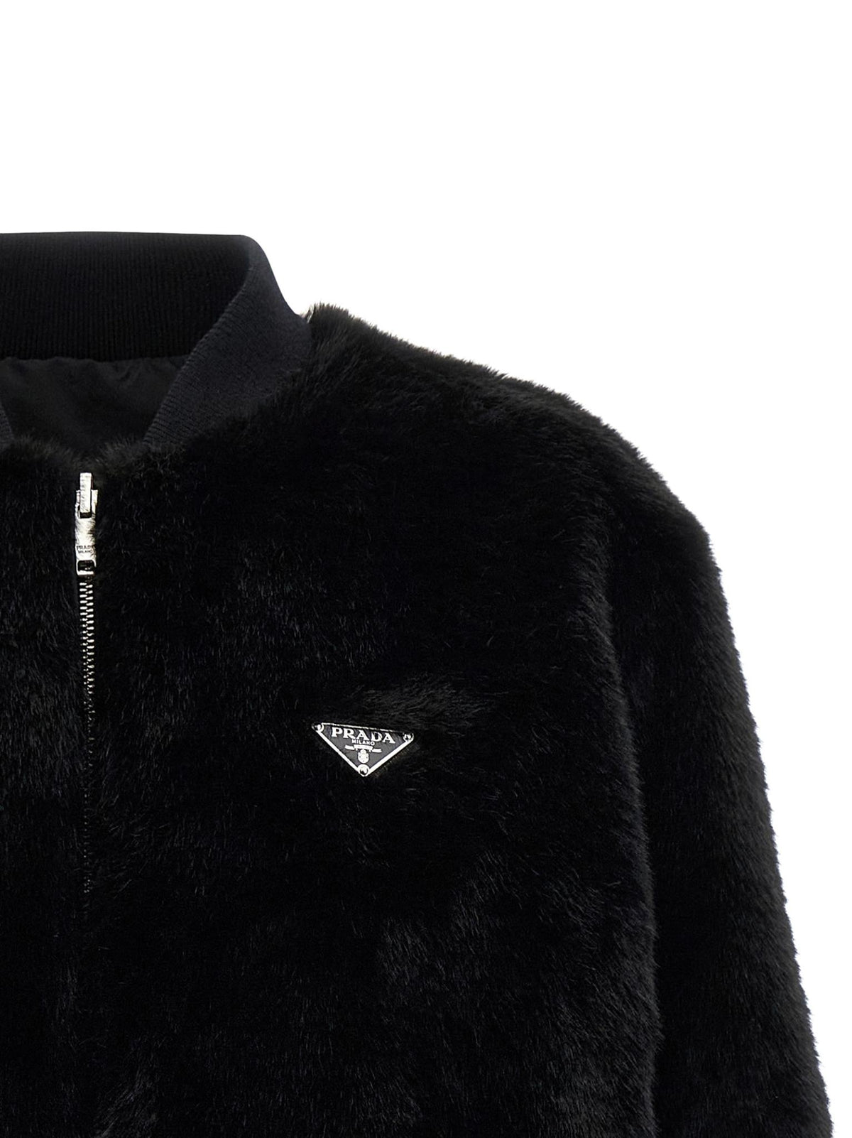 PRADA Brown Shearling Fur Jacket for Women