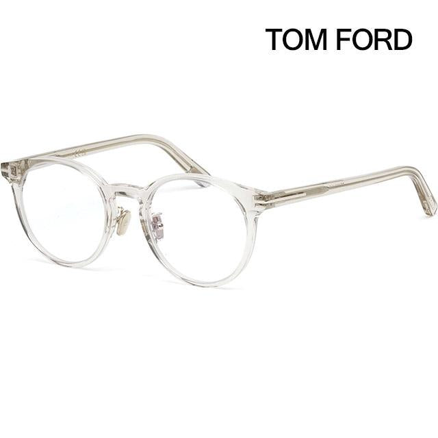 TOM FORD Blue Light Blocking Clear Round Acetate Eyeglasses Unisex TF5996KB 057