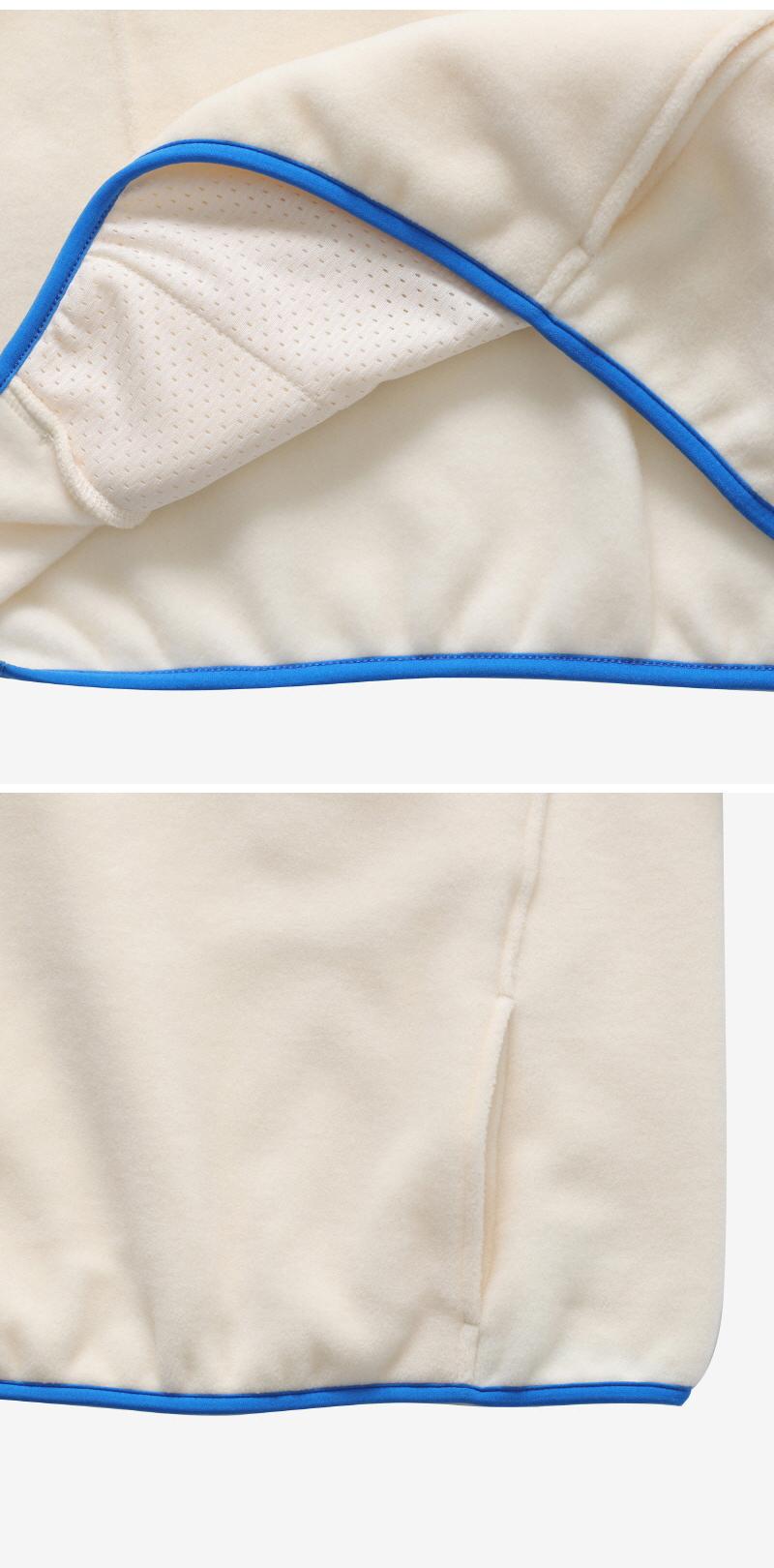 SPORTY&RICH Cream/Ocean Crewneck Sweatshirt QZ741CR CREAM OCEAN