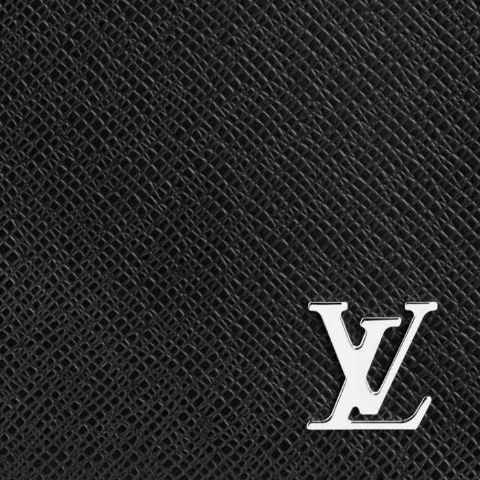 Louis Vuitton Taiga Leather Pochette Voyage Clutch Pouch
