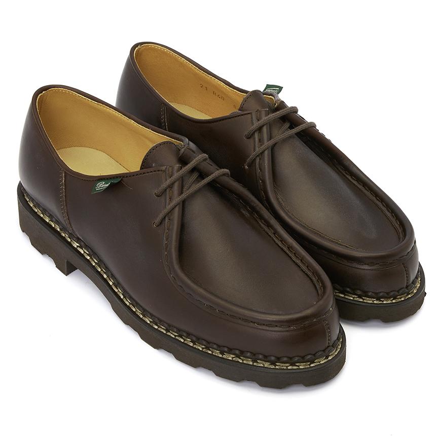 PARABOOT Michael Men's Dress Derby Shoes 715612 LIS CAFE