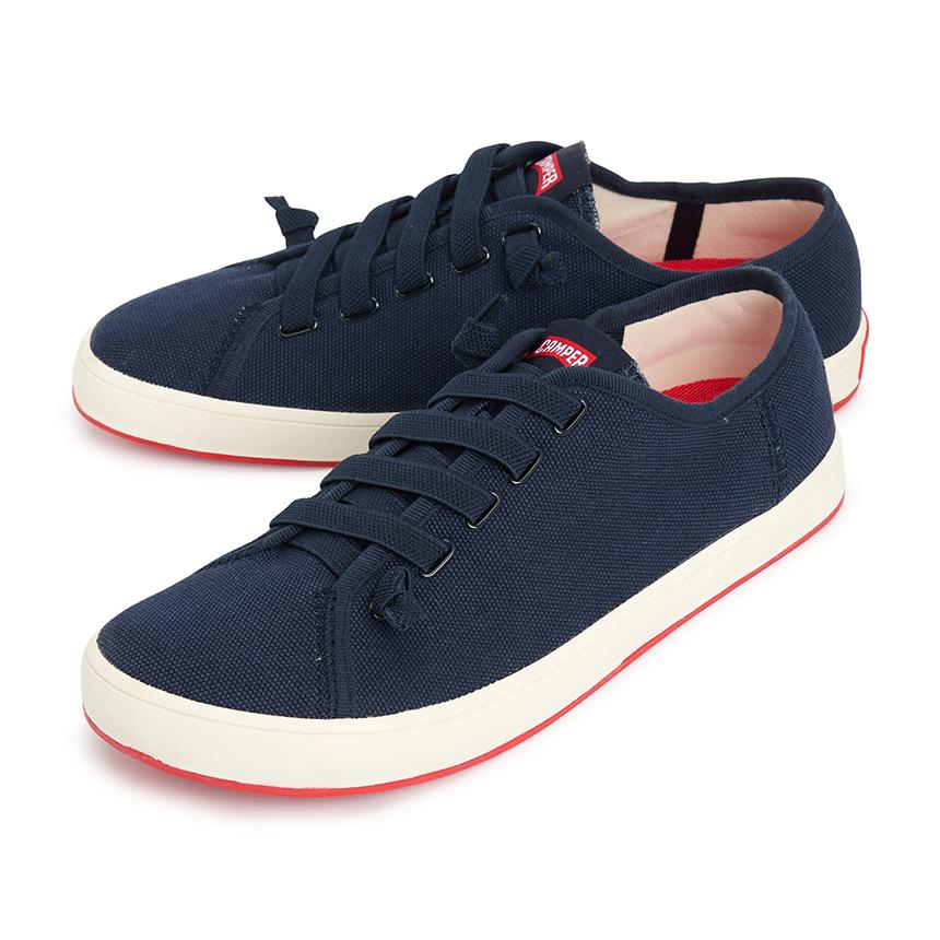 Camper Peu Rambla II Men’s Low-Top Sneakers Black Canvas