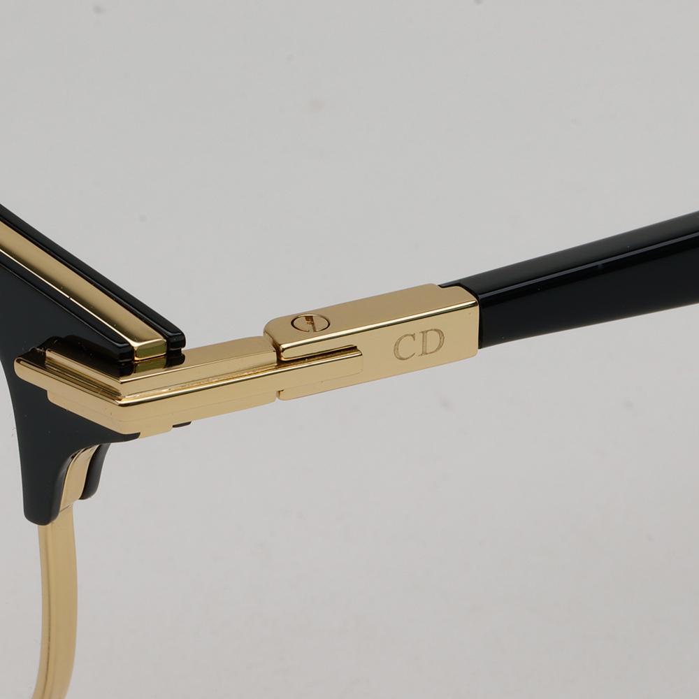 DIOR Half-Rim Eyeglass Frames Unisex Black-Tortoise Boy DIORBLACKSUITO S24U B400