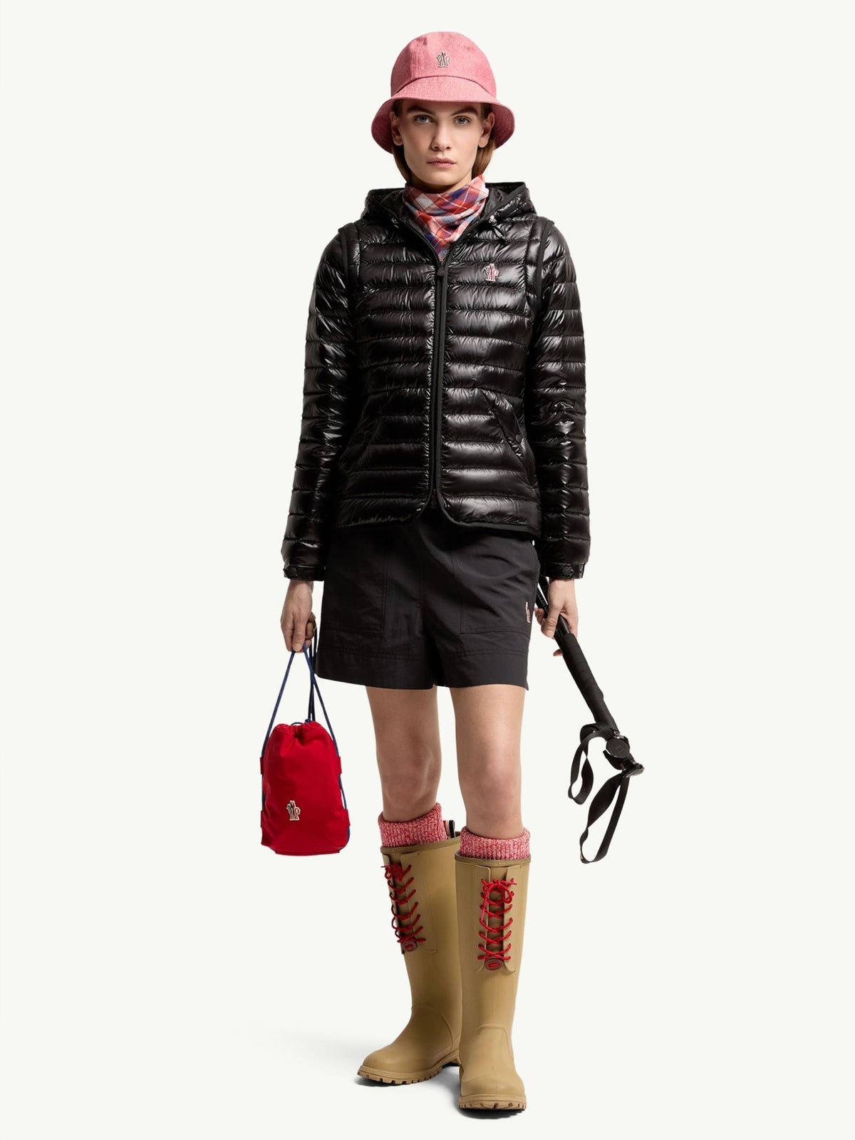 Moncler Black Down Puffer Jacket for Women