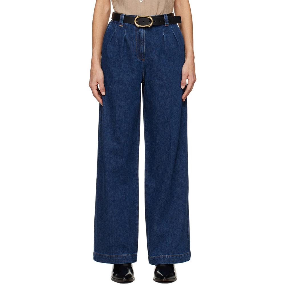 A.P.C. Women’s Trecy Denim Jeans Blue Pants