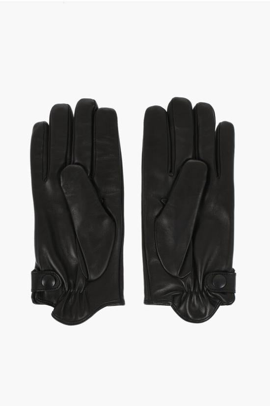 DIESEL Black Knit Gloves Women’s Fashion Accessories A12826 0AKAN 9XX BLACK DOM