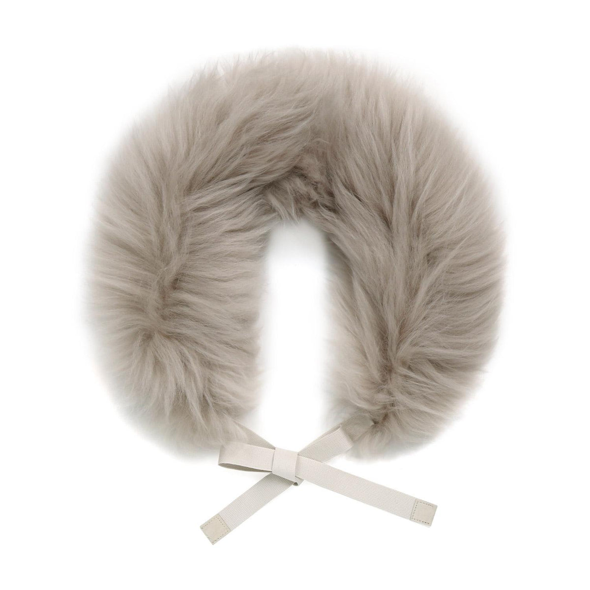 Max Mara Ivory Agreste Hooded Faux Fur Scarf 2529586015 AGRESTE 001