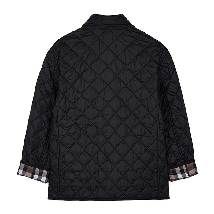 BURBERRY Women’s Dalry Diamond Quilted Jacket Black