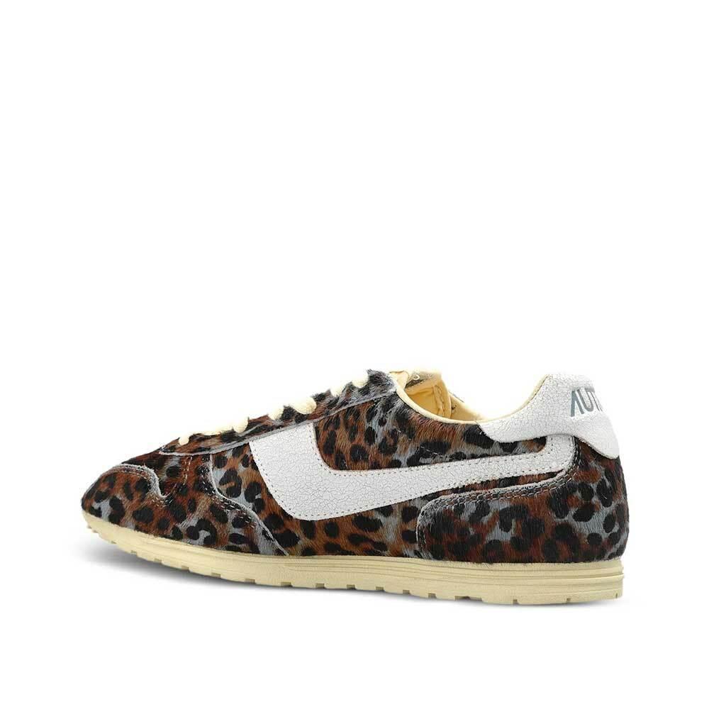 AUTRY Windspin Pony Hair Low-Top Sneakers Women