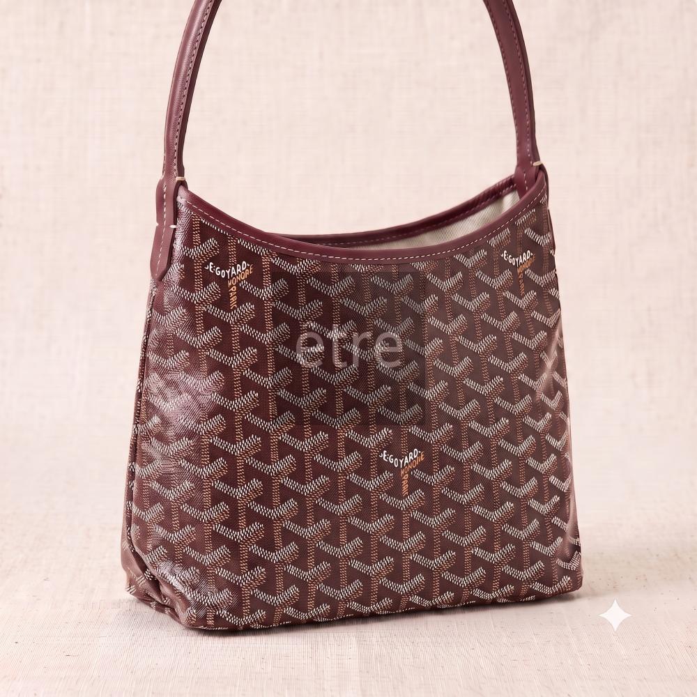 Aimé Leon Dore Burgundy Mini Hobo Tote Bag BOHEME MINTY33 CL33