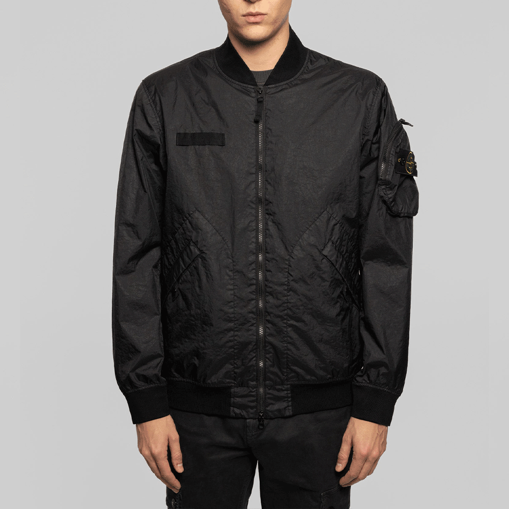 STONE ISLAND Men’s Bomber Jacket Membrana 3L 4100004 S0A21 V0029