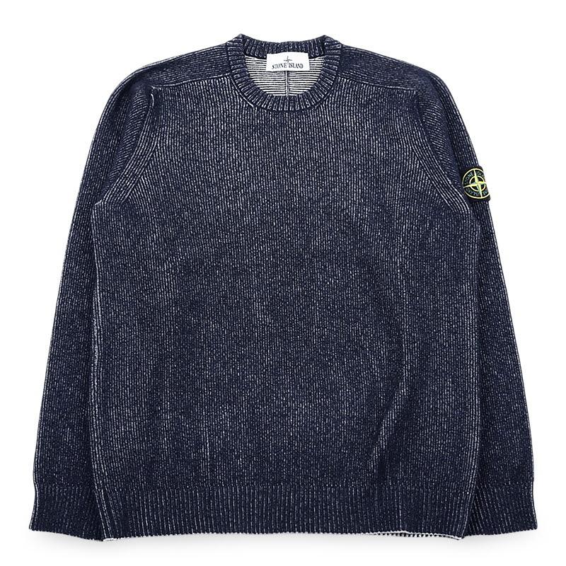 STONE ISLAND Men’s Patch Plating Rib Cotton Boucle Crew L1S155100033 S0N12 V0M20