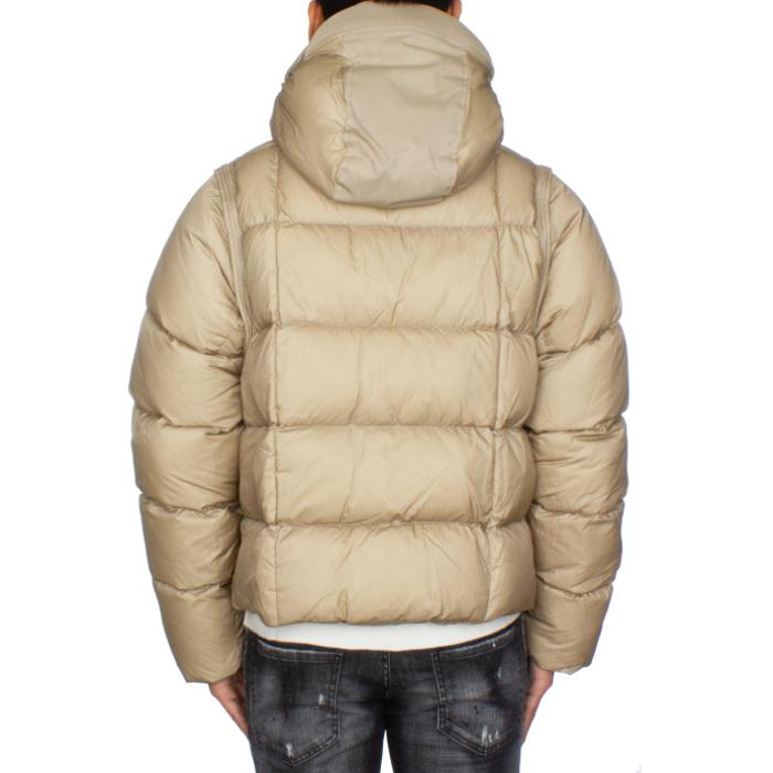Ten C Hurricane Combo Hooded Down Puffer Jacket