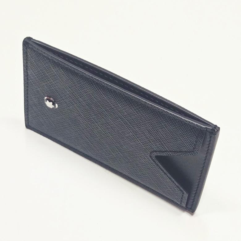 Montblanc Sartorial 3CC Leather Card Holder Black