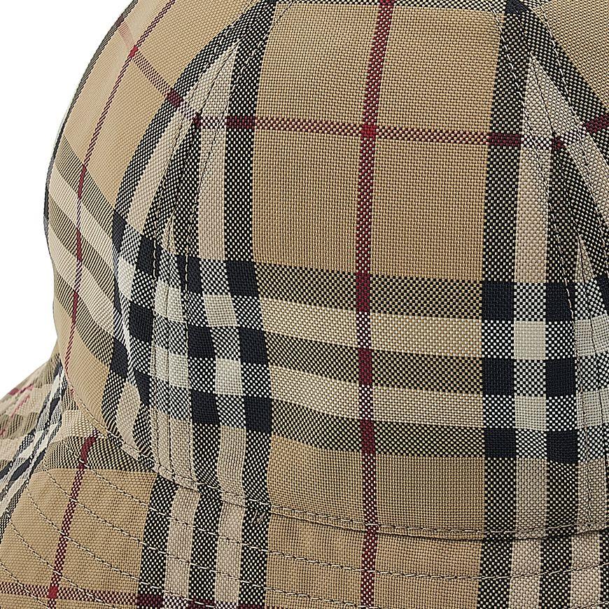 BURBERRY Vintage Check Nylon 6-Panel Bucket Hat Unisex