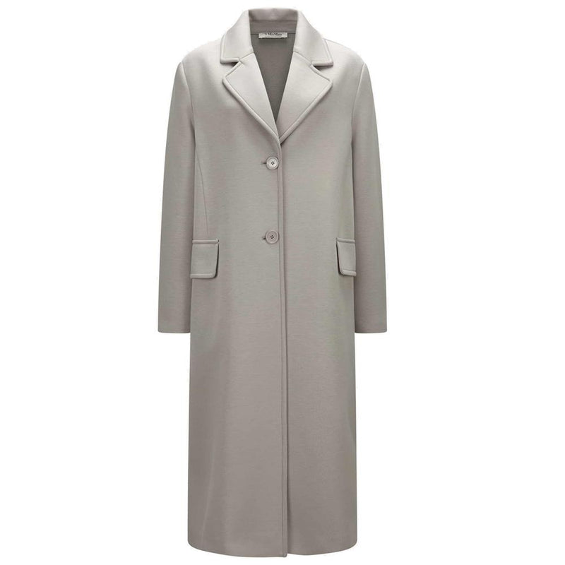 Max Mara RADICE Jersey Single Coat Cream