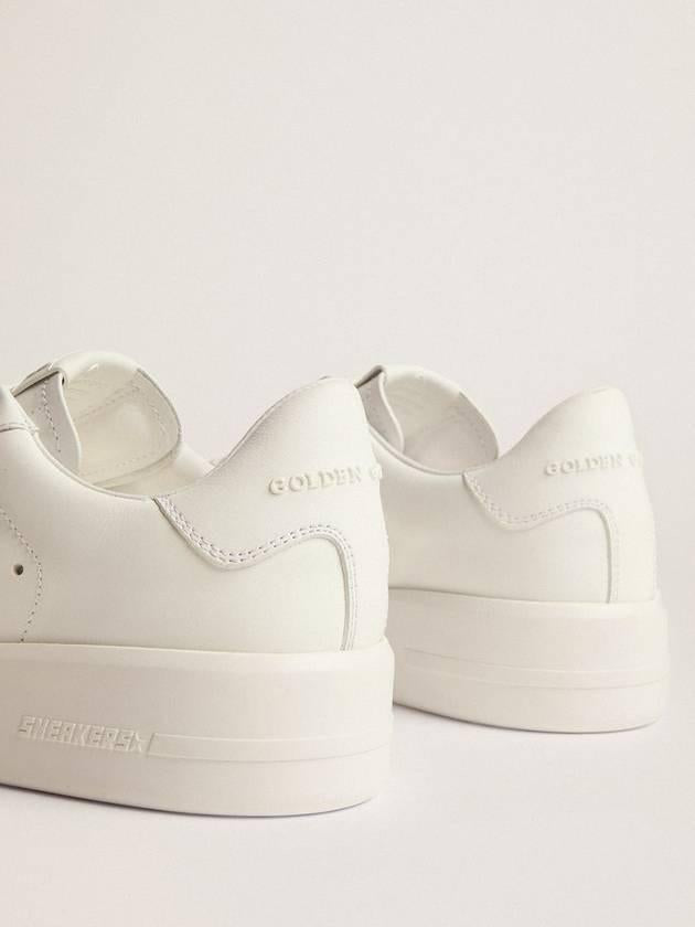 GOLDEN GOOSE Silver Swarovski Crystal Star White Low-Top Sneakers
