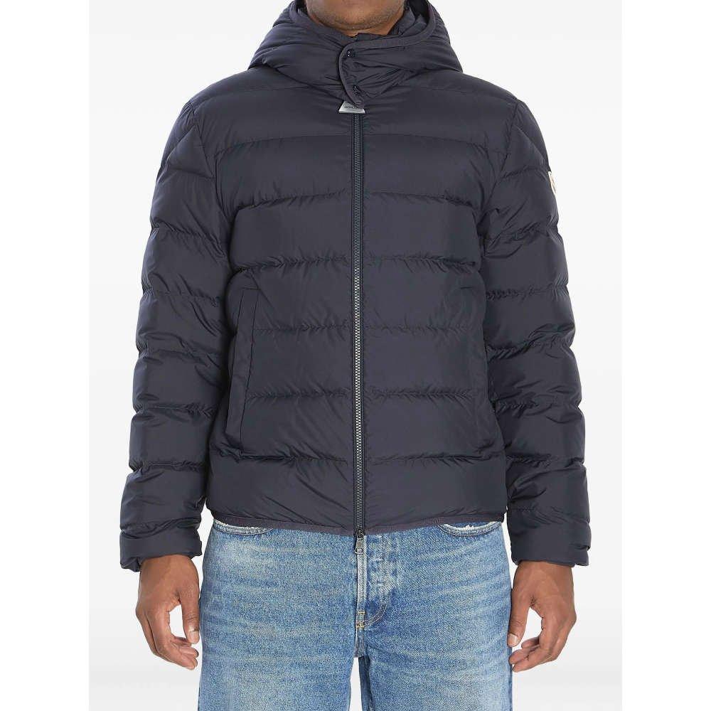 Moncler Navy MONTBROCQ Down Puffer Jacket for Men