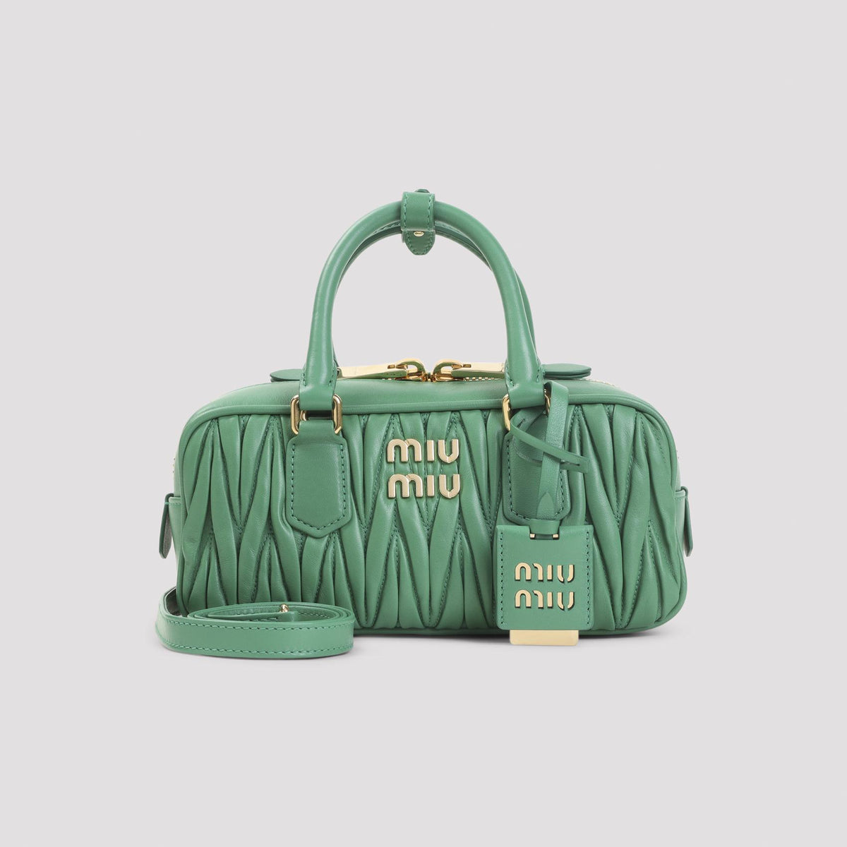 Miu Miu Black Leather Shoulder Bag