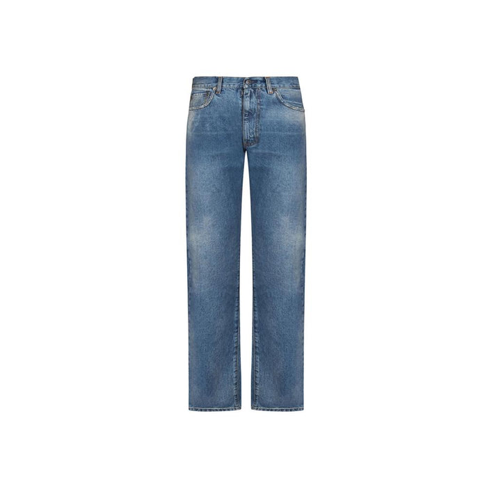 Maison Margiela Back Stitch Washed Blue Denim Jeans