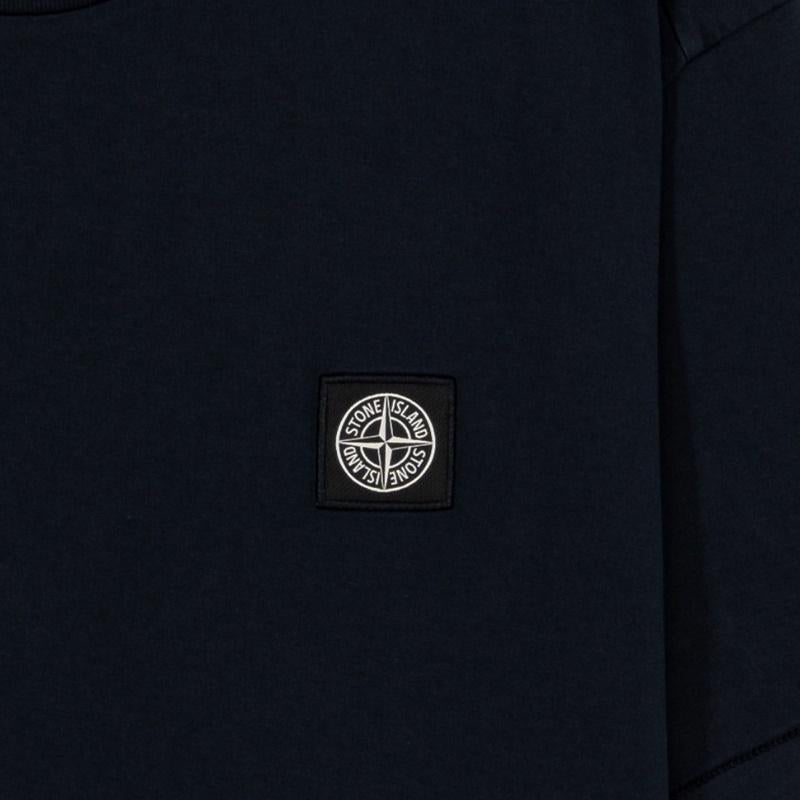 STONE ISLAND Men’s Slim Fit Short Sleeve T-Shirt White Cotton