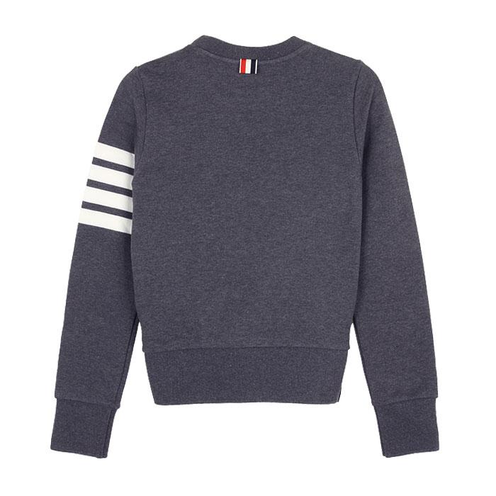 THOM BROWNE 4-Bar Women’s Dark Gray Cotton Sweatshirt