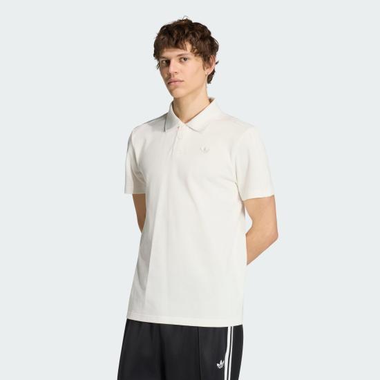 Adidas Men’s Cotton Polo Shirt KV6674 Cloud White DOM