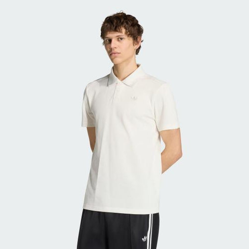 Adidas Men’s Cotton Polo Shirt KV6674 Cloud White DOM